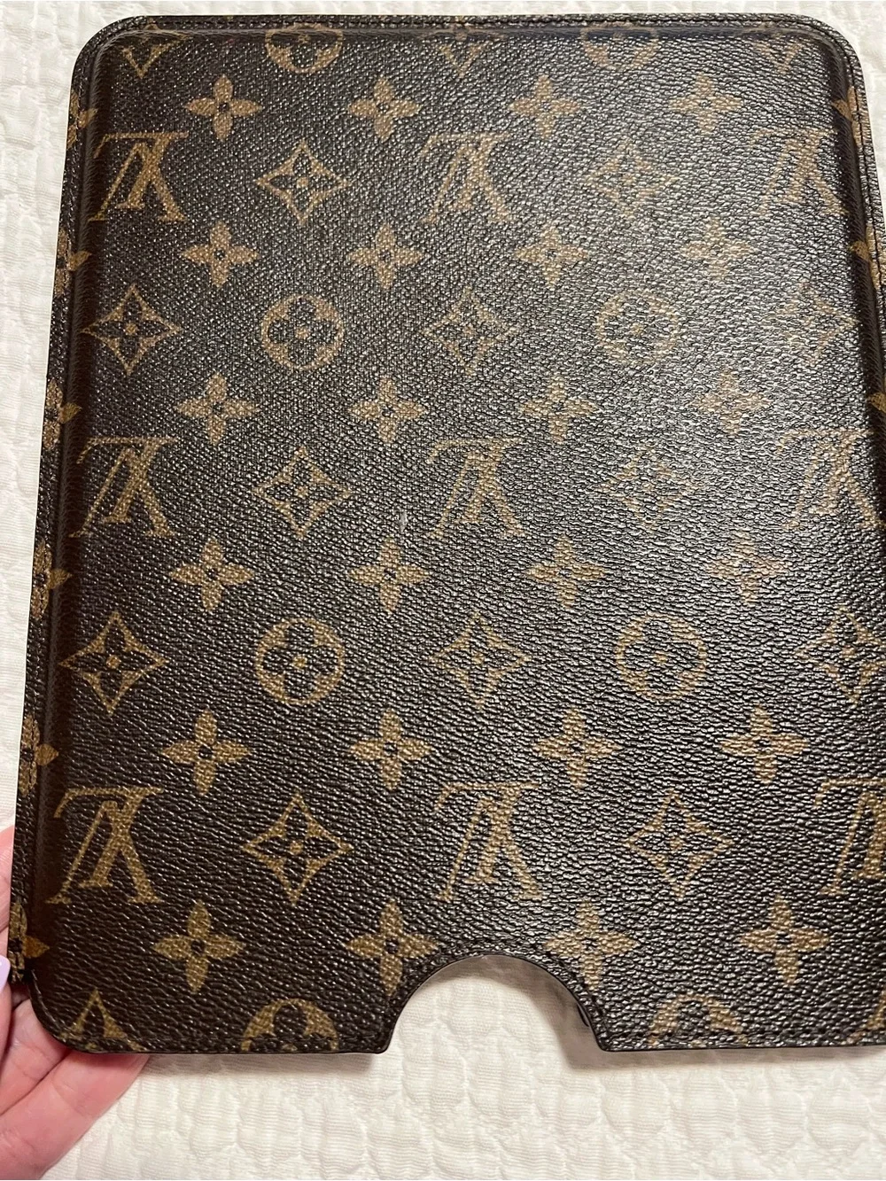 Louis Vuitton Brown Monogram Tablet Sleeve